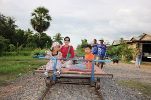 Bamboo Train in Battambang