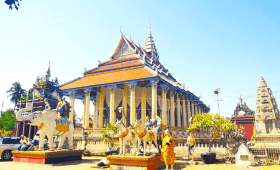 Damrey Sor Pagoda in Battambang
