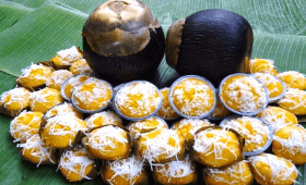 Palm Cake in Preah Dak Village