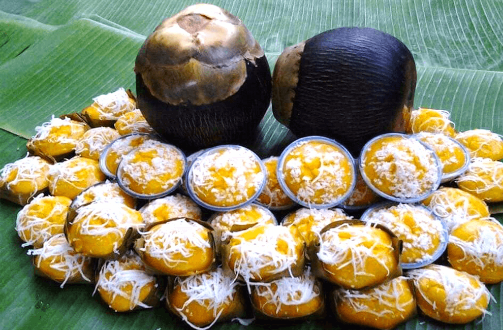 Palm Cake in Preah Dak Village