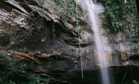 Veal Achaut Waterfall