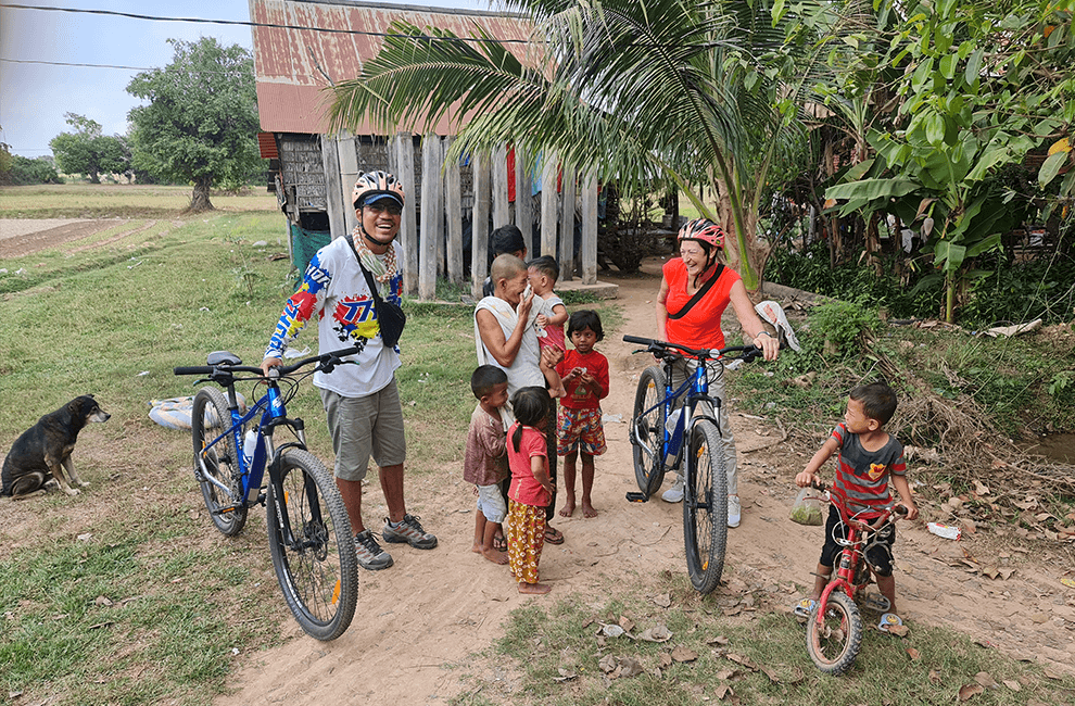 Bike Adventure Safety Tips: Ride Smart, Stay Safe in Cambodia 4 Interact with Local