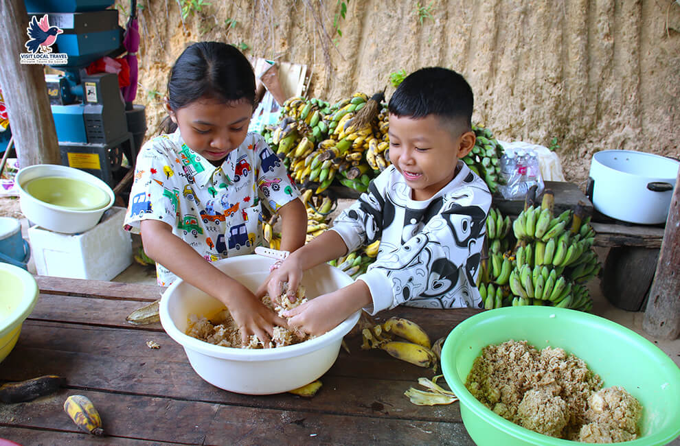 Cambodia Elephant Sanctuary: A Haven for Rescued Elephants 6 Prepare Meals for Elephant Sanctuary