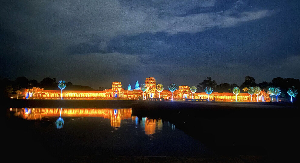 Angkor Wat at Night Time