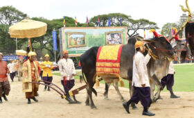 Royal Ploughing Ceremony in Cambodia