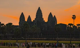 Best Sunrise at Angkor Wat Temple in March