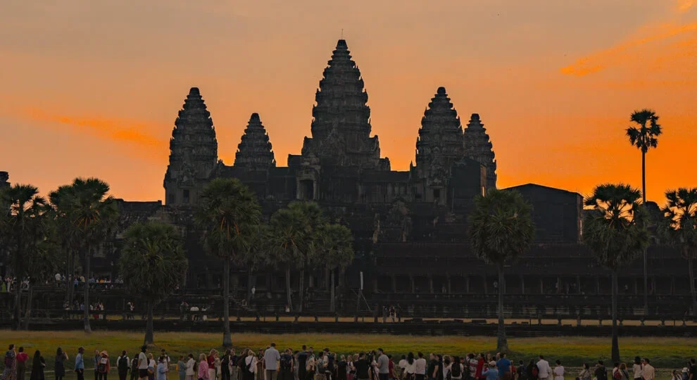 Best Sunrise at Angkor Wat Temple in March