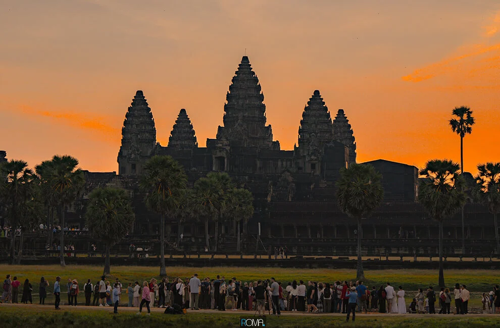 Best Sunrise at Angkor Wat Temple in March