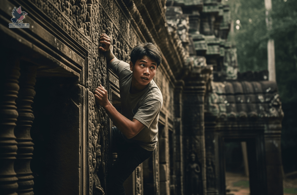 Don’t Touch or Climb on Ancient Structures