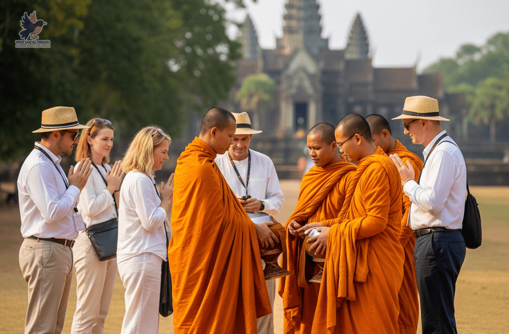 Respect Local Customs & Monks