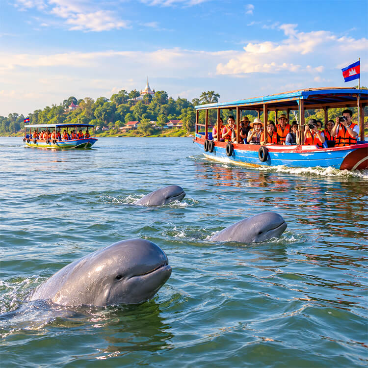 Kratie Dolphins - Dolphins and Mekong River experiences