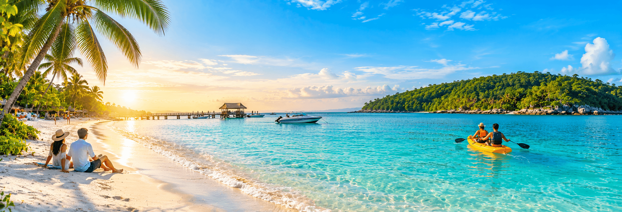 Beach and island tours featuring pristine beaches, crystal-clear waters, and idyllic islands across Southeast Asia