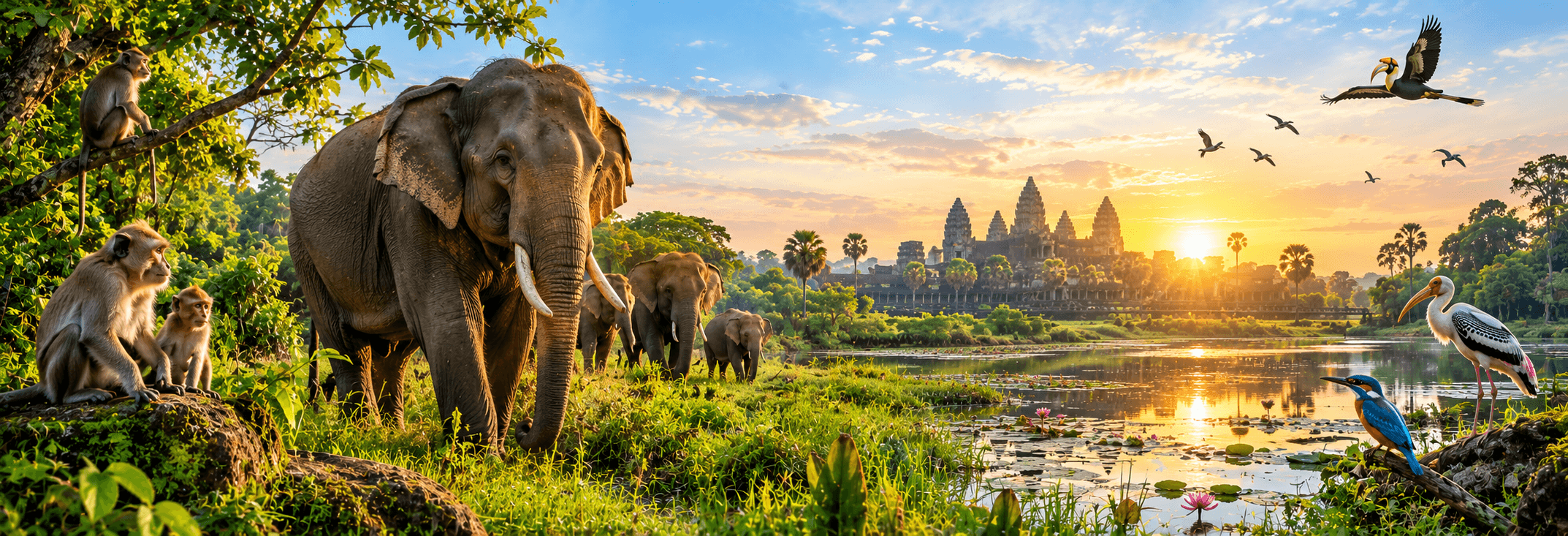 Wildlife and nature tours featuring exotic animals and pristine natural habitats