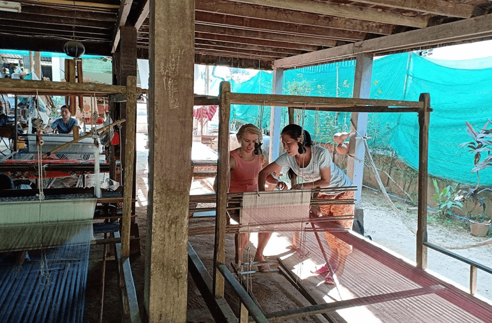 Phnom Penh Countryside Weaving