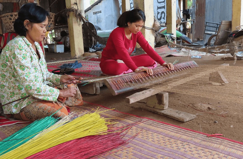 Sedge weaving