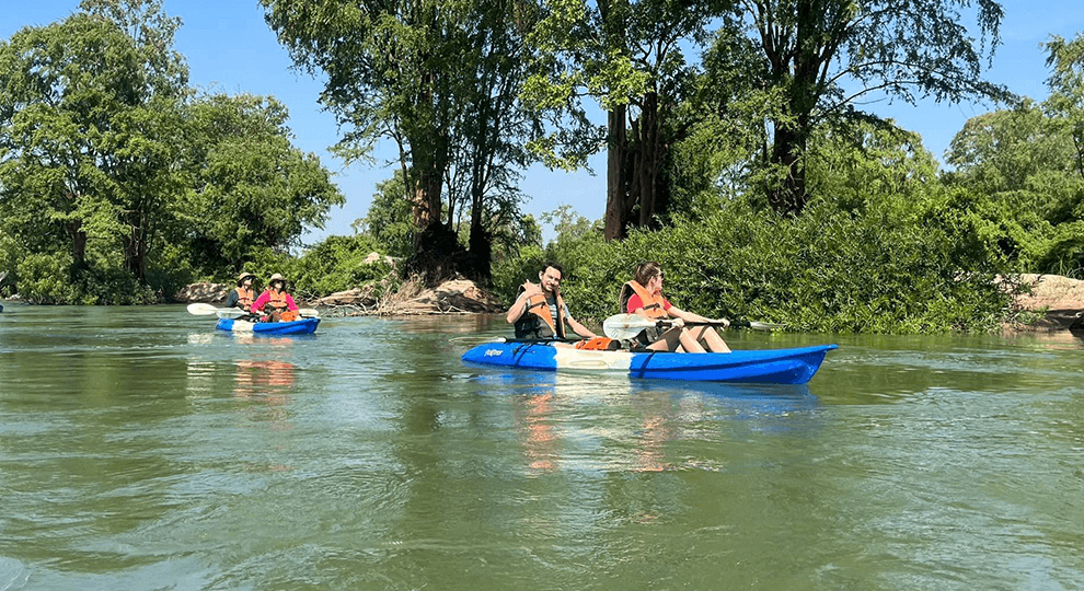 Kayak adventure Kratie Tour