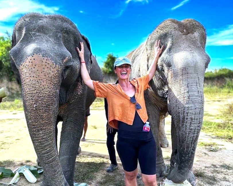 Cambodia Elephant Sanctuary in Banteay Srei, Siem Reap