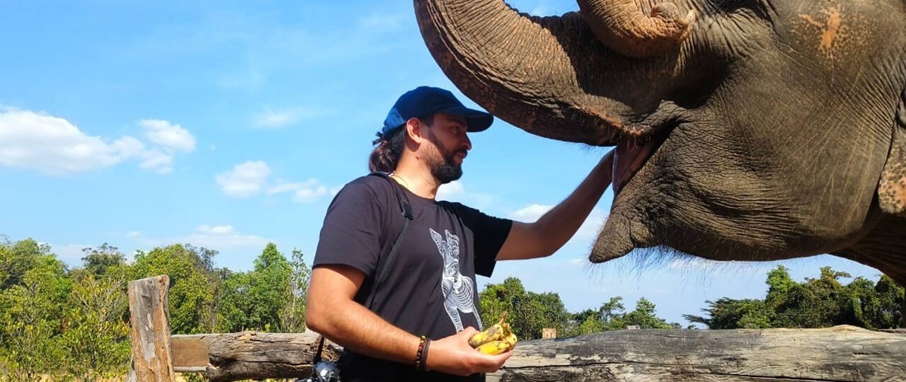 Cambodia Elephant Sanctuary in Banteay Srei, Siem Reap