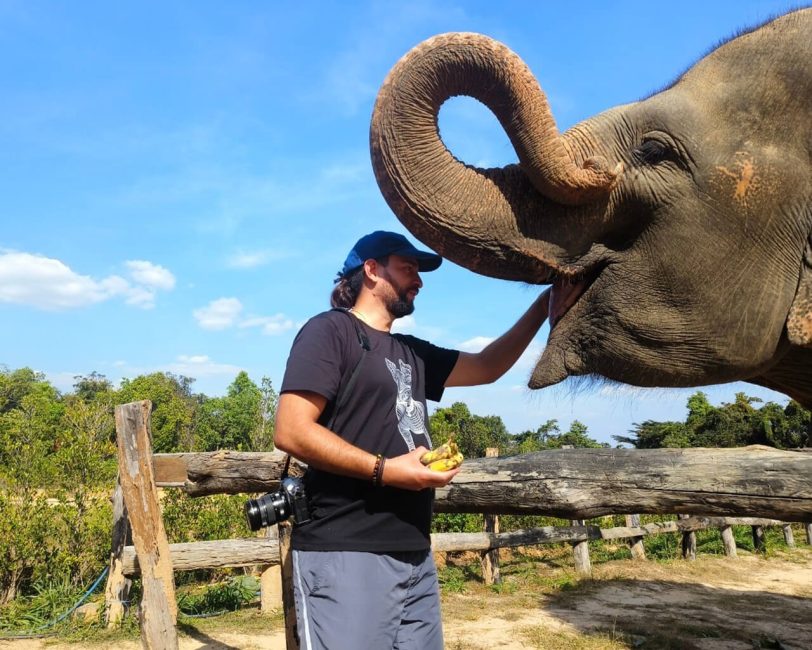 Cambodia Elephant Sanctuary in Banteay Srei, Siem Reap