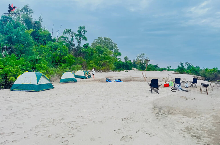 Camping and Kayaking in Kratie
