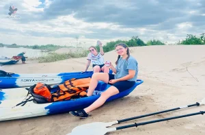 Overnight Mekong Magic: Dolphins, Kayaking & Riverside Camping tour in Cambodia, Kratie
