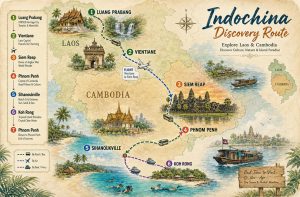 Laos & Cambodia Discovery fixed departure tour in Loas, Cambodia, Laos, Cambodia